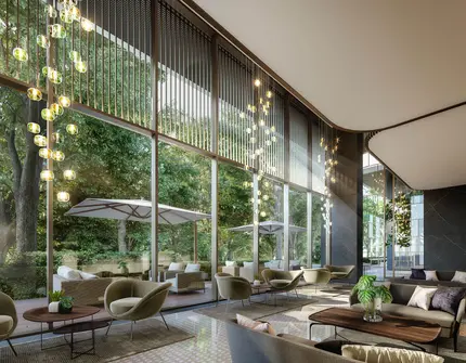 Mulberry Grove at The Forestias Luxury Bangkok Condo lounge
