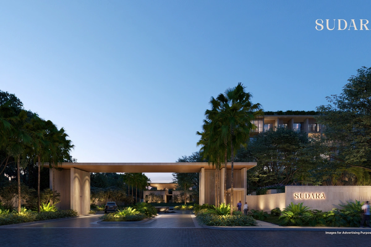 Sudara Phuket luxury condo - Front Entry Gate
