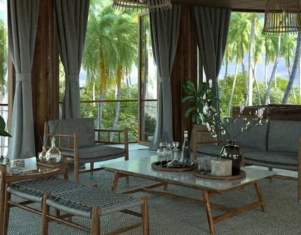 Kunkhao Tara Villas–Living area