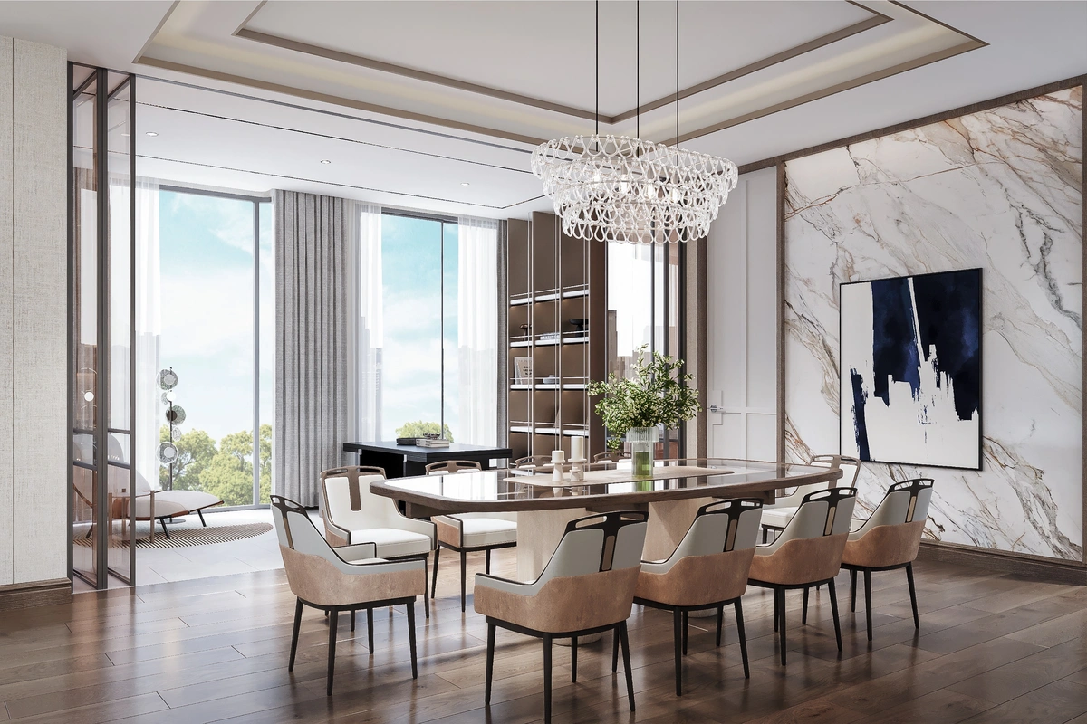 8 Residence dining room with view