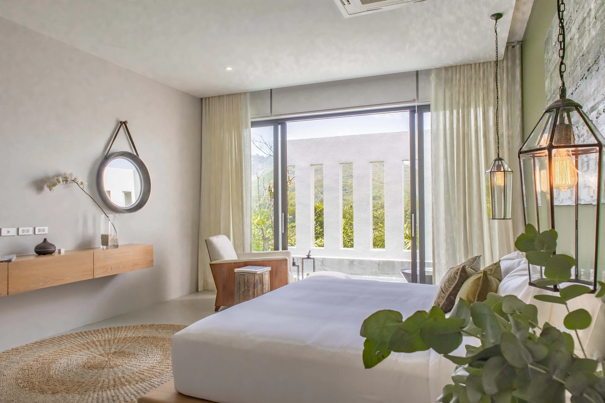 Luxury villas on Phuket Manick Hillside bedroom