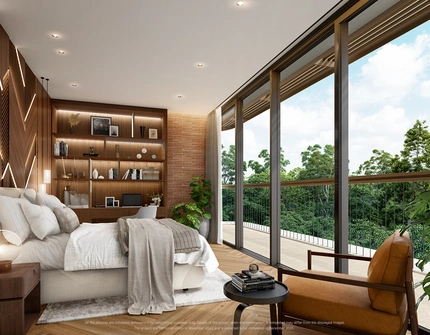 The Forestia Signature Series - 3 Bedroom master bed