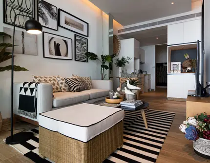 Condominium on Phuket MGallery Residences MontAzure Lakeside livingroom