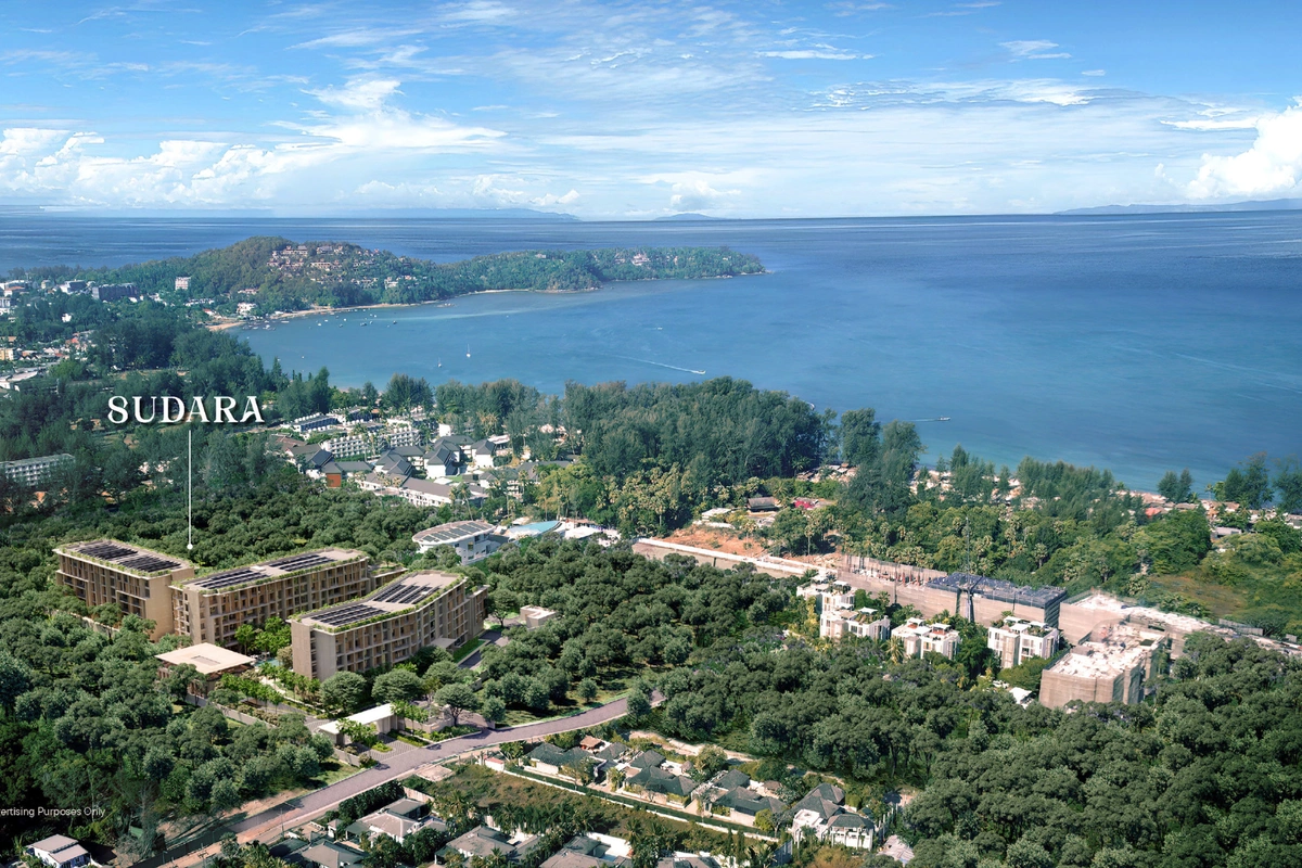 Sudara Phuket luxury condo - Aerial