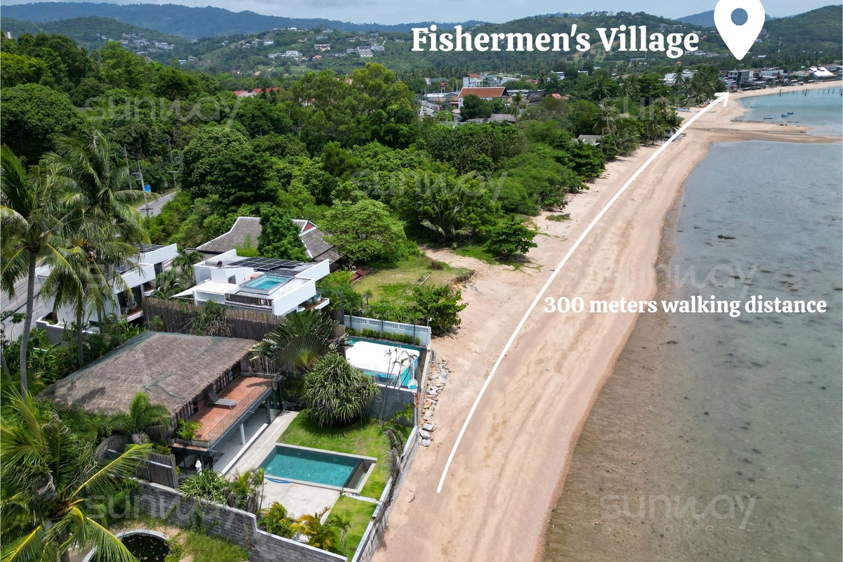 Baan Fishermen Villa – bird eye view