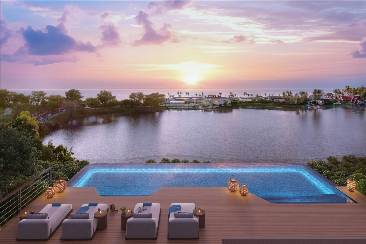 Bellaguna Lake Residences Lotus-Sunset time