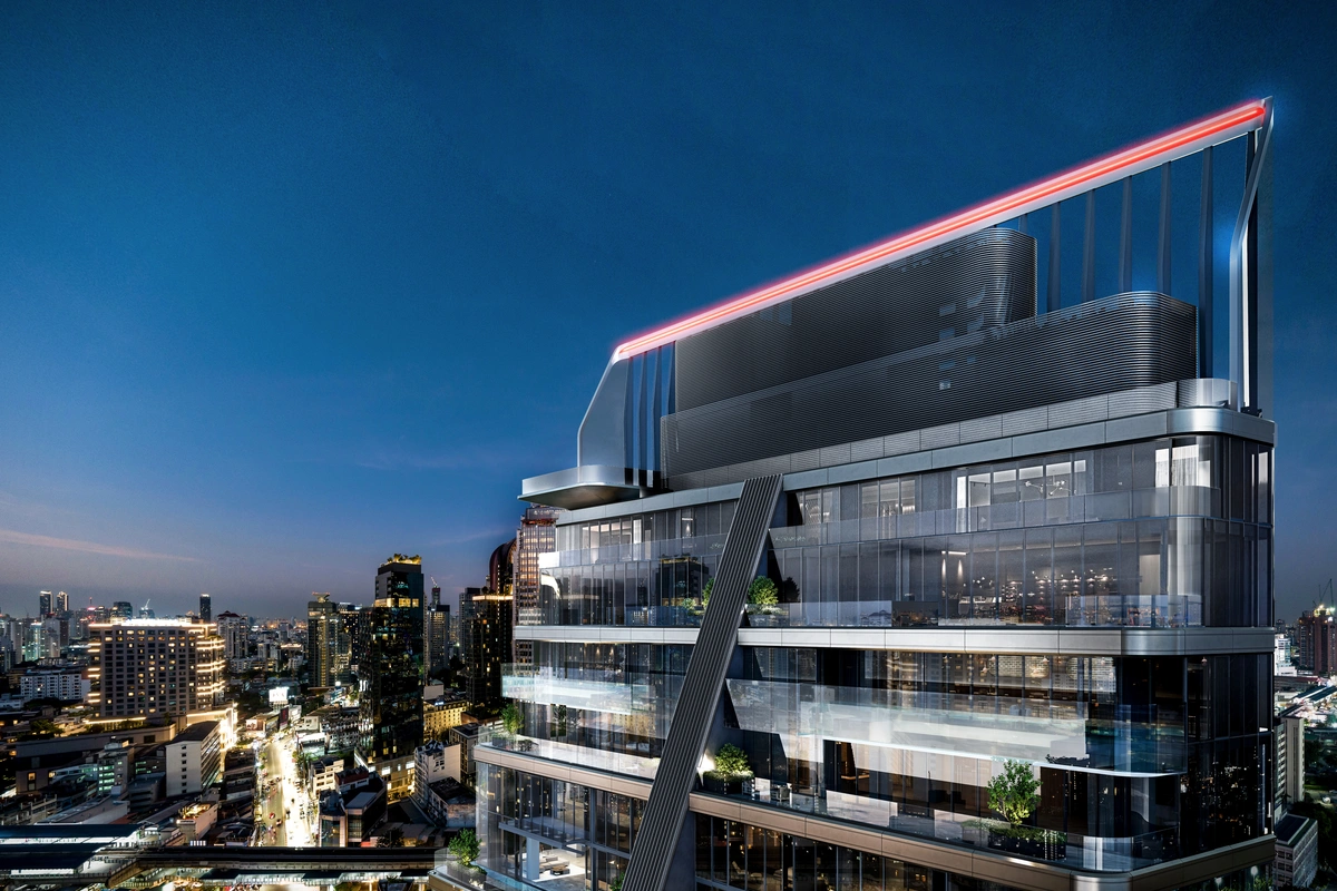 Power Tower Bangkok - rooftop night