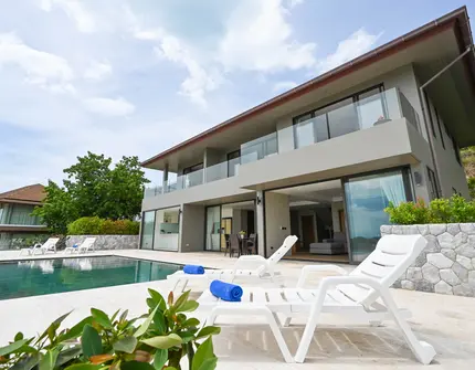 Luxury villas on Samui Villa Kelly 6 Bedroom Seaview Pool Villa swimming pool