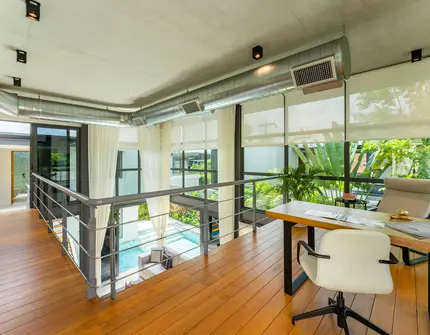 Riverhouse Phuket villas greenery - Office desk