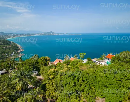 Land Seaview Chaweng Noi  - View from the plot 2