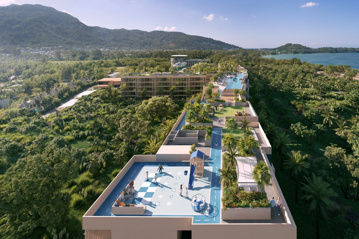 Condominium on Phuket Laguna Beachside rooftop