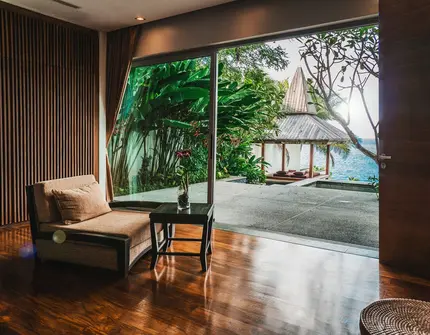 Stunning sea view villa in an exclusive Surin Beach - View from villa