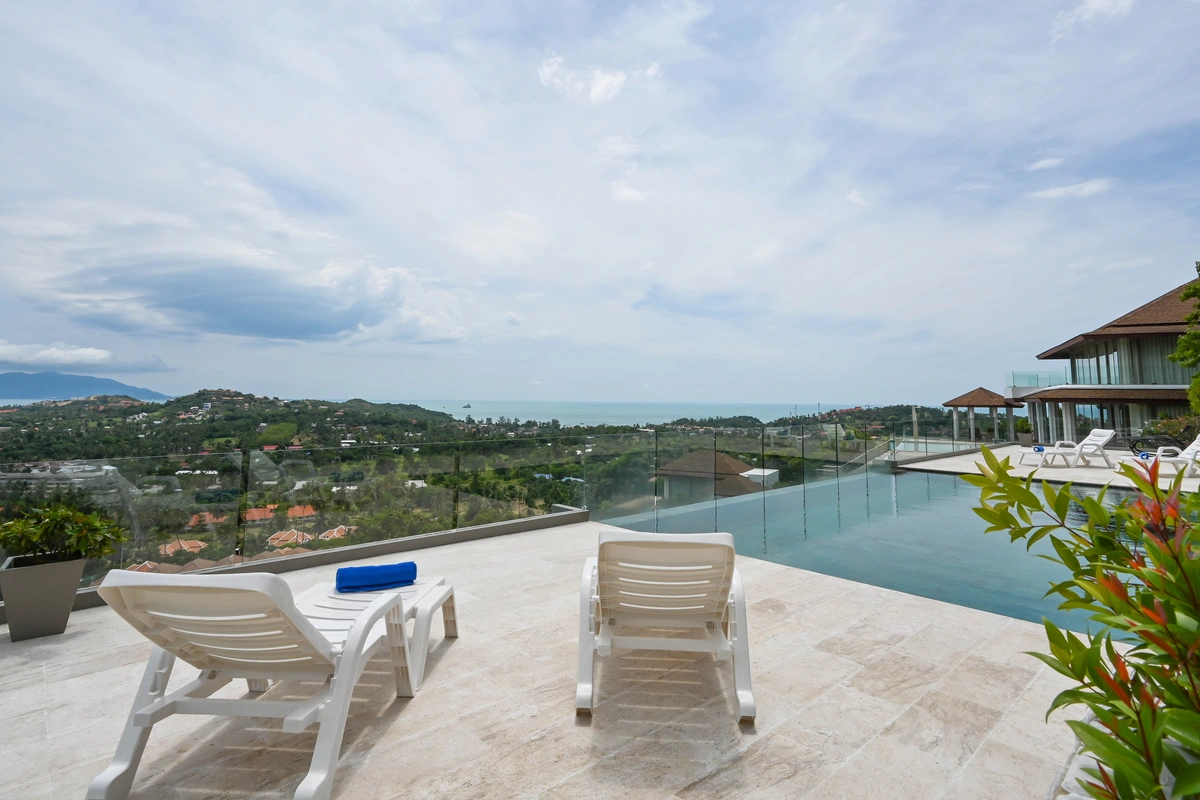 Luxury villas on Samui Villa Kelly 6 Bedroom Seaview Pool Villa swimming pool