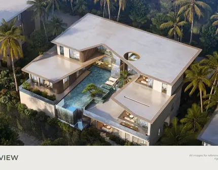 AYANA Soluna Villas exterior arial view