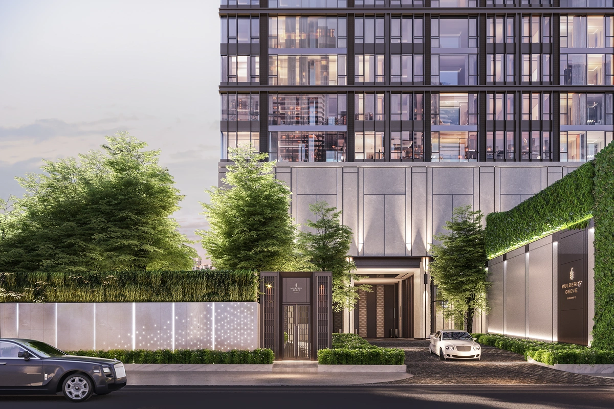 Mulberry Grove Sukhumvit Luxury Condo Main Entrance
