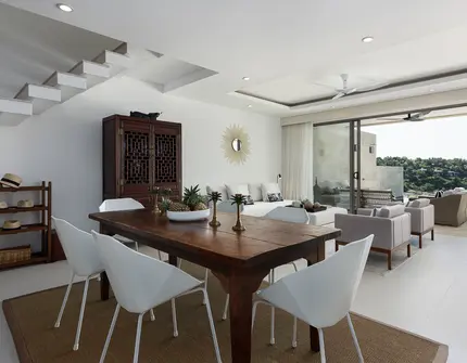 Samui Bayside - Luxury Villas in an Idyllic Beachside Setting  Living Area