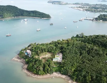 Tamarind Bay oceanfront land -  above view
