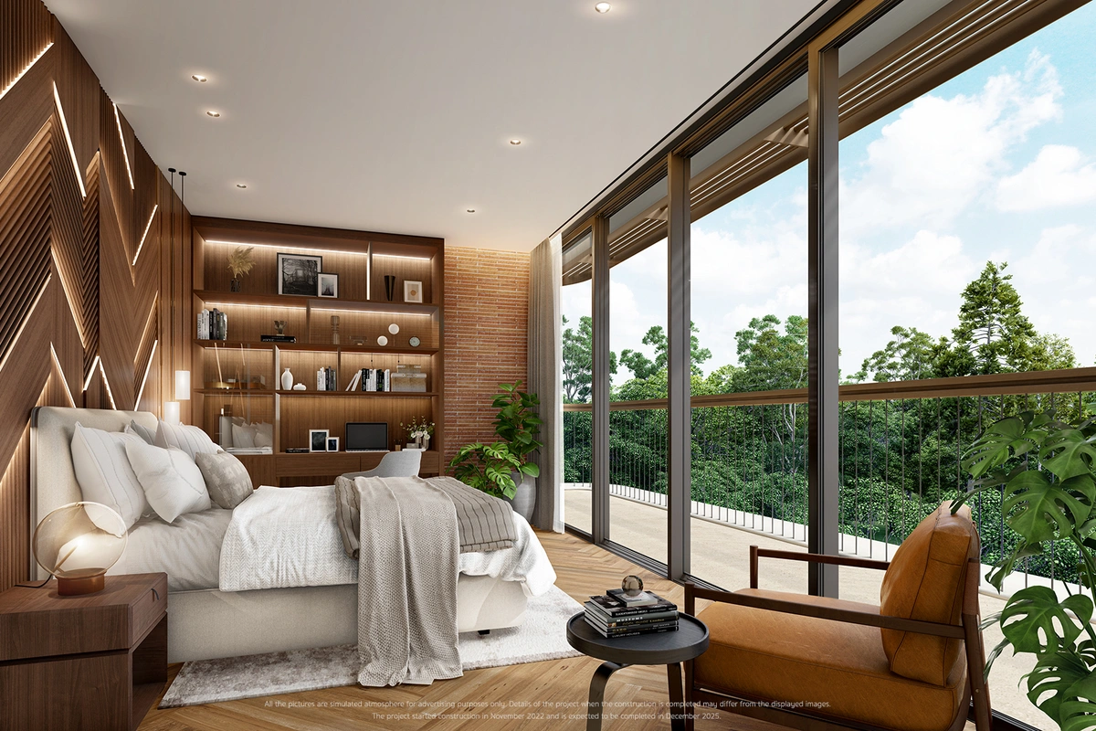The Forestia Signature Series - 3 Bedroom master bed
