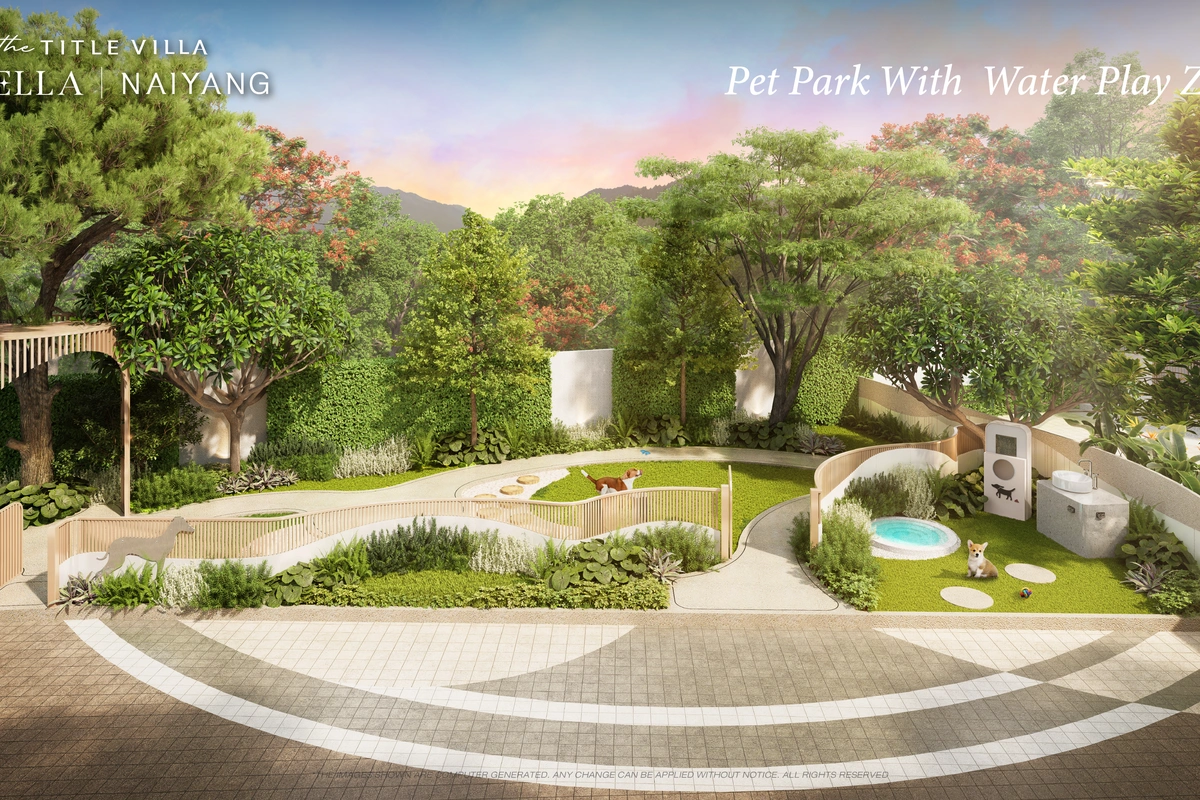 The Title Villa Estella Naiyang - Pet park