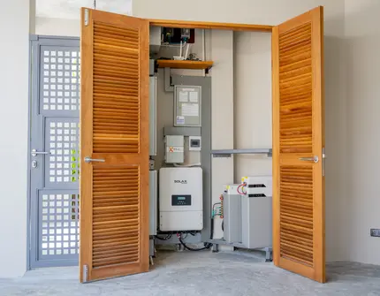 Riverhouse Phuket 3 bedroom villa solar batteries room