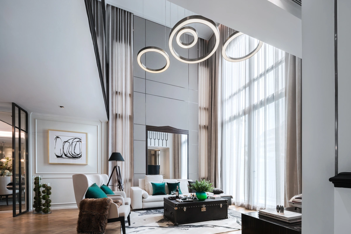 Malton Ari Bangkok Luxury Houses French Colonial living room