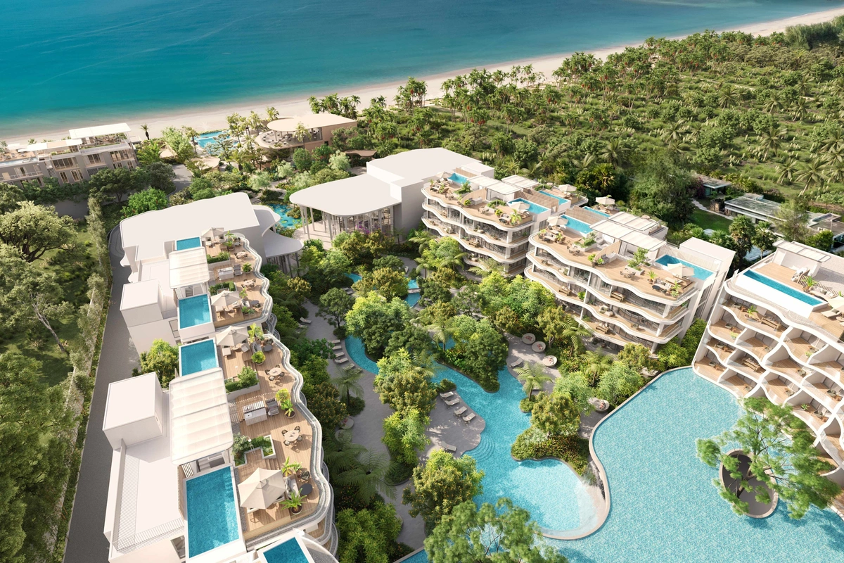 Garrya Residences Phuket beachfront resort - hotel and clubhouse