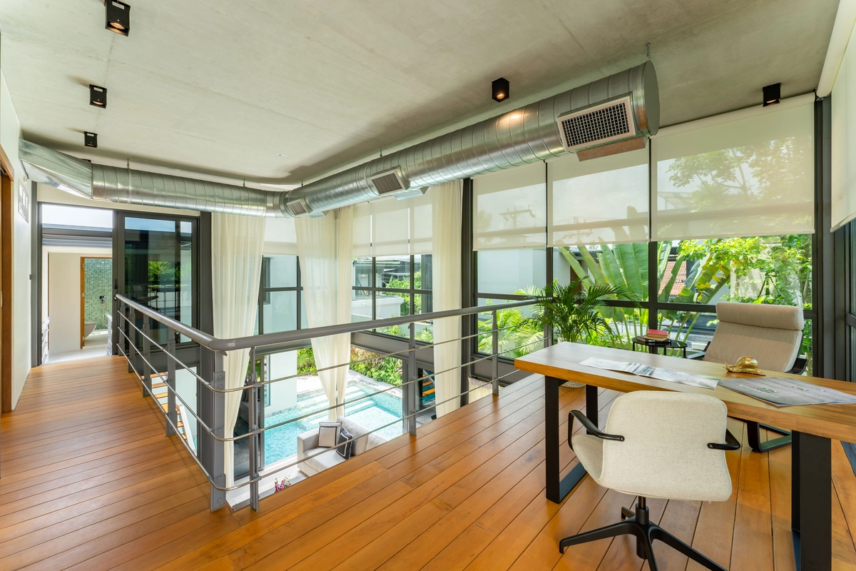 Riverhouse Phuket villas greenery - Office desk