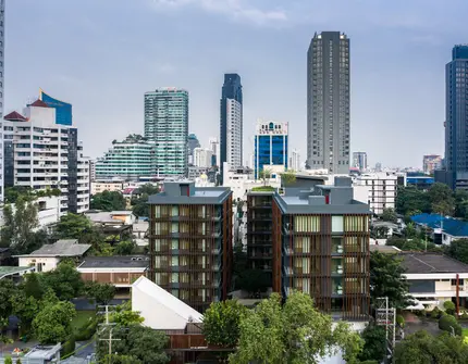 Chalermnit Art De Maison Condo in Bangkok aerial
