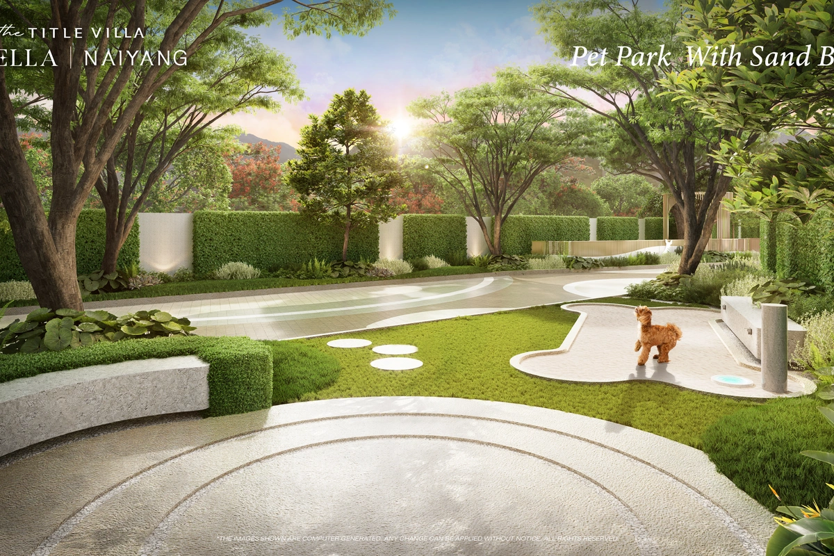 The Title Villa Estella Naiyang - Pet park