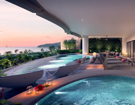 Seaview - Residences - Sunset pool