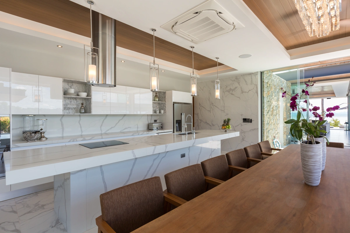 Ultra-Luxury 7 Bedroom Beachfront Villa Samui - Dining table