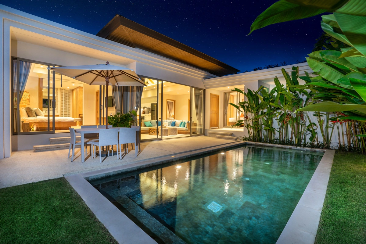 Trichada Essence - Exterior at night