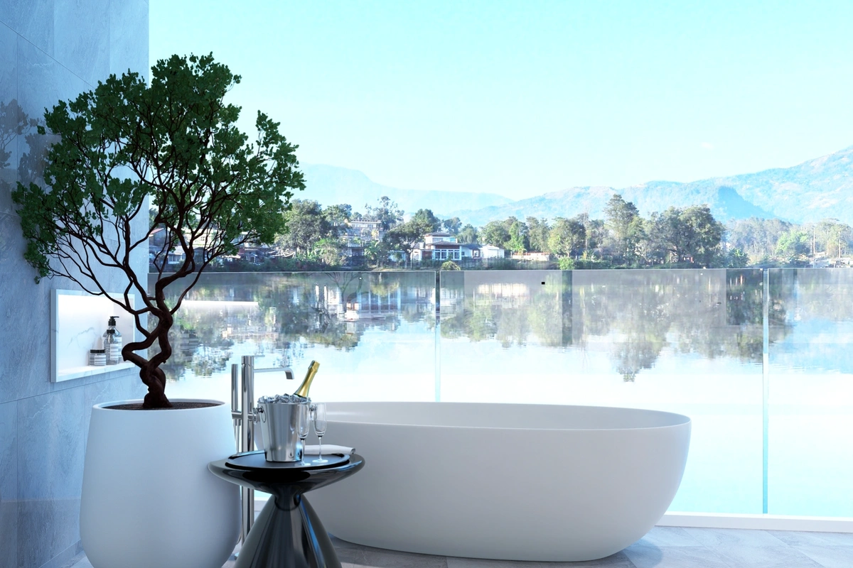The AQUA Luxury Waterfront Residence - Bath tub