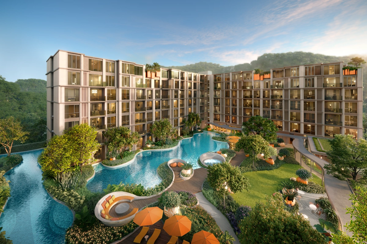 Canvaz Palette Cherngtalay exterior pool garden