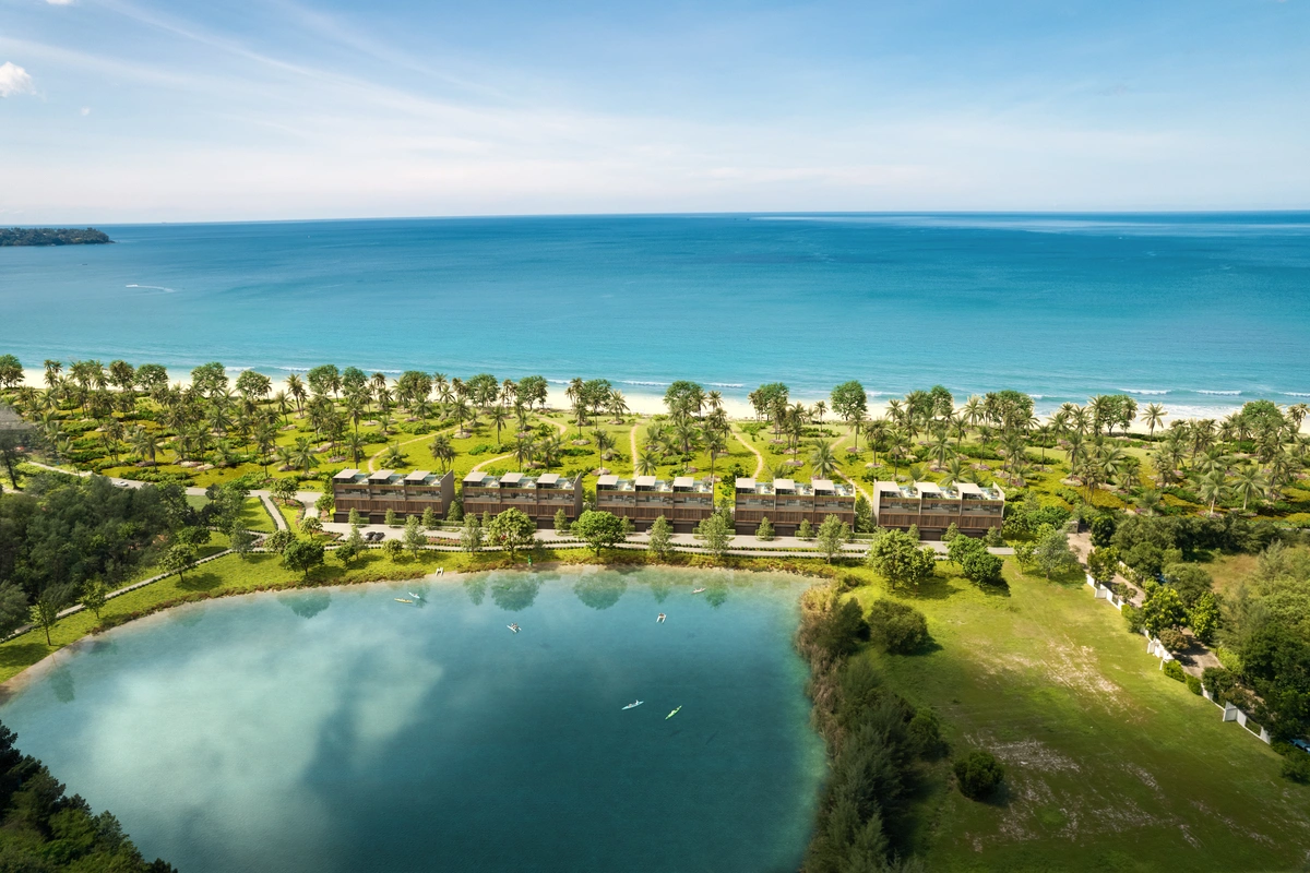 Beach Terraces - Aerial lake