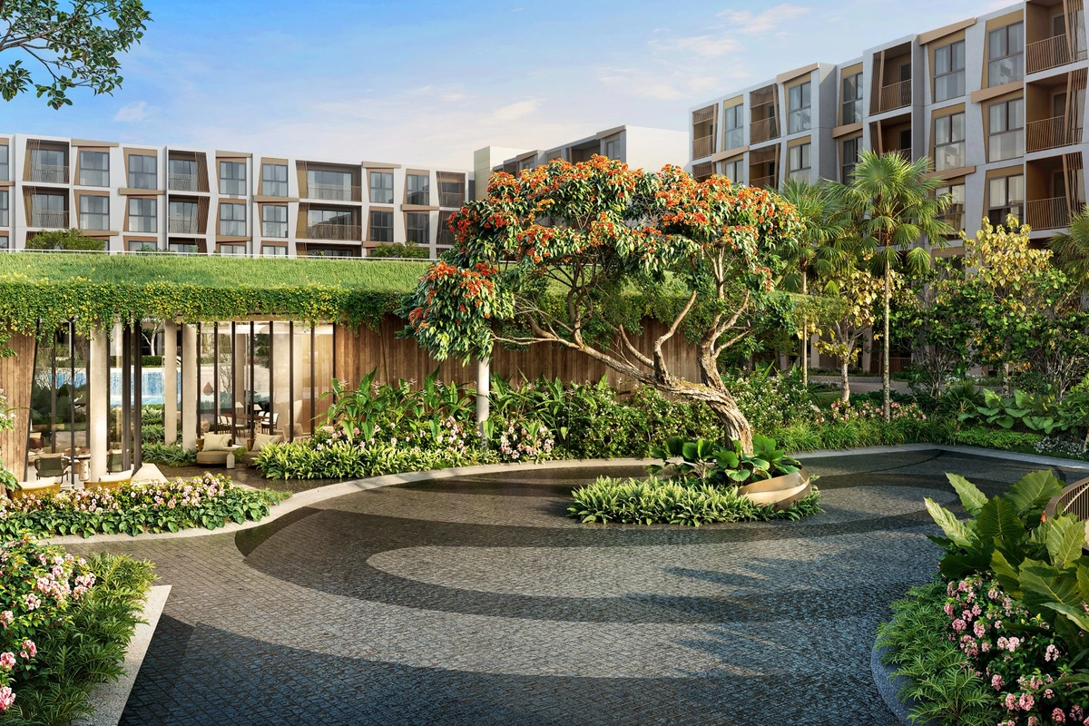 Rhea by Sansiri resort condo - entrance