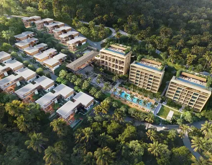 Kiara Reserve Residences - aerial view