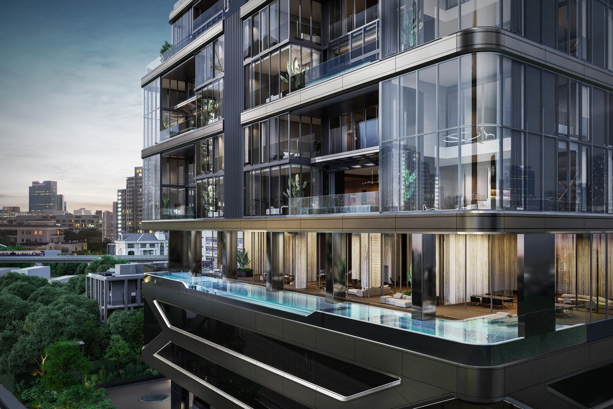 Power Tower Bangkok - exterior pool