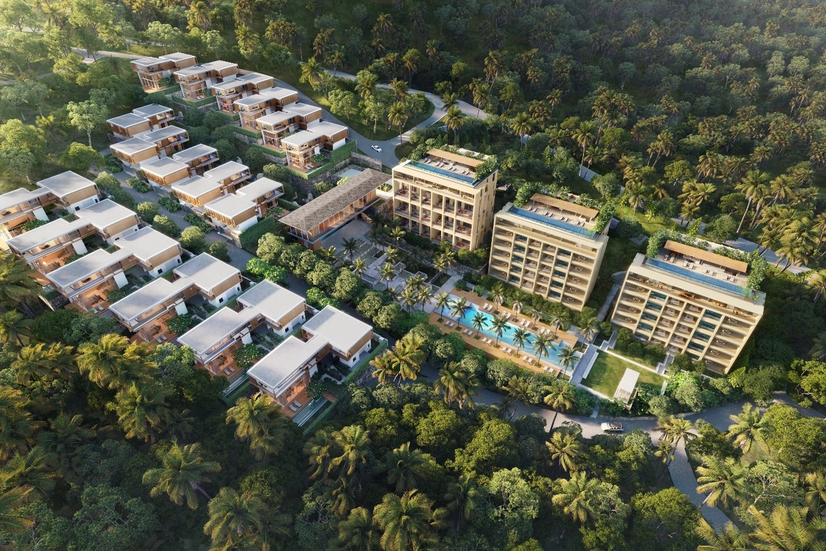 Kiara Reserve Residences - aerial view