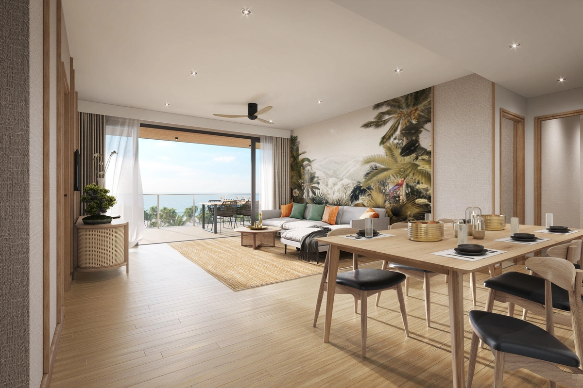 Laguna Seaside - Living Area 3 Bedrooms