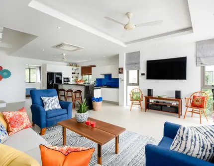 Samui Bayside - Luxury Villas in an Idyllic Beachside Setting  Living Area