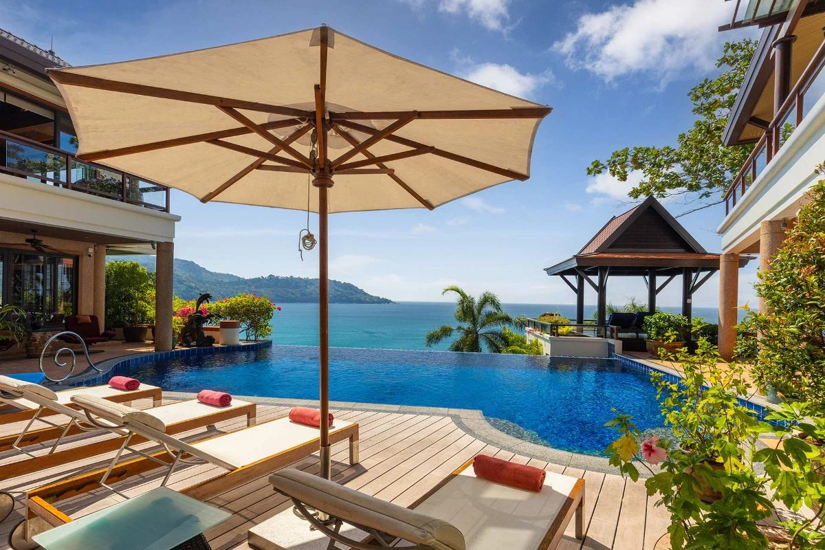 Ocean Front Villa - Relaxing area