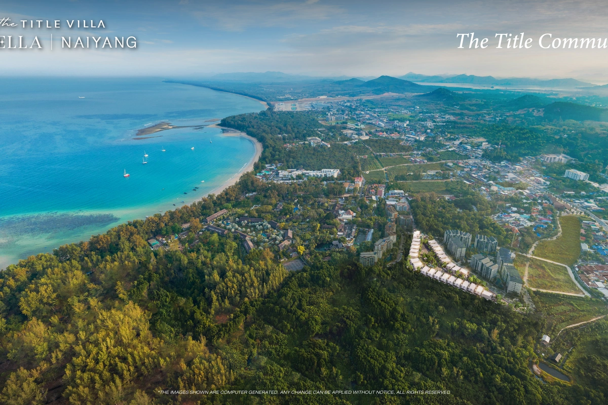 The Title Villa Estella Naiyang - Bird View