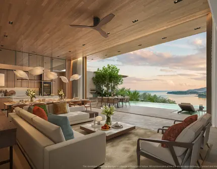 NATURALE Kamala living room with view
